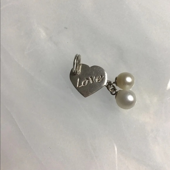 Vantel Pearls “Love Me 2 Times” Charm Pendant - Picture 3 of 3